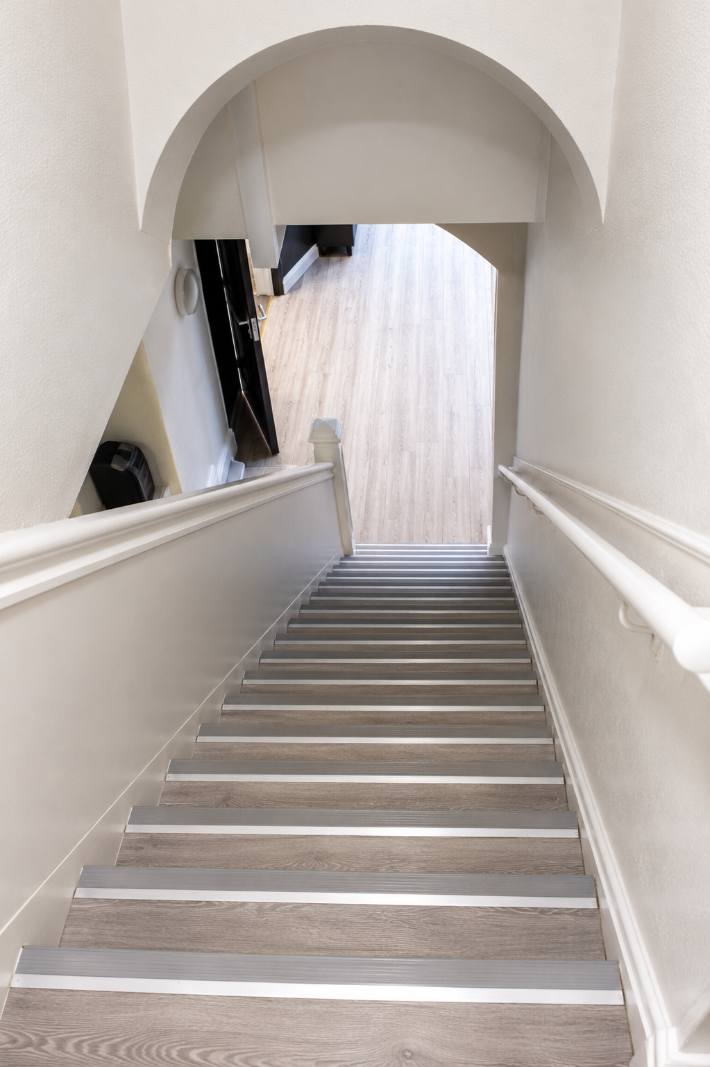 Staircase inside Mars Hotel Seaview