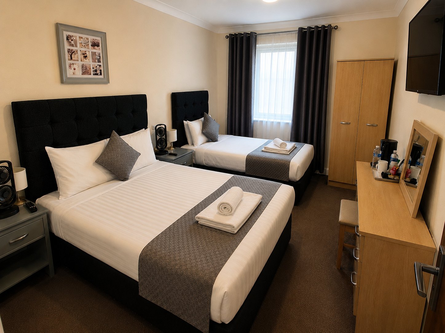 Twin accommodation at Mars Hotel Seaview Blackpool